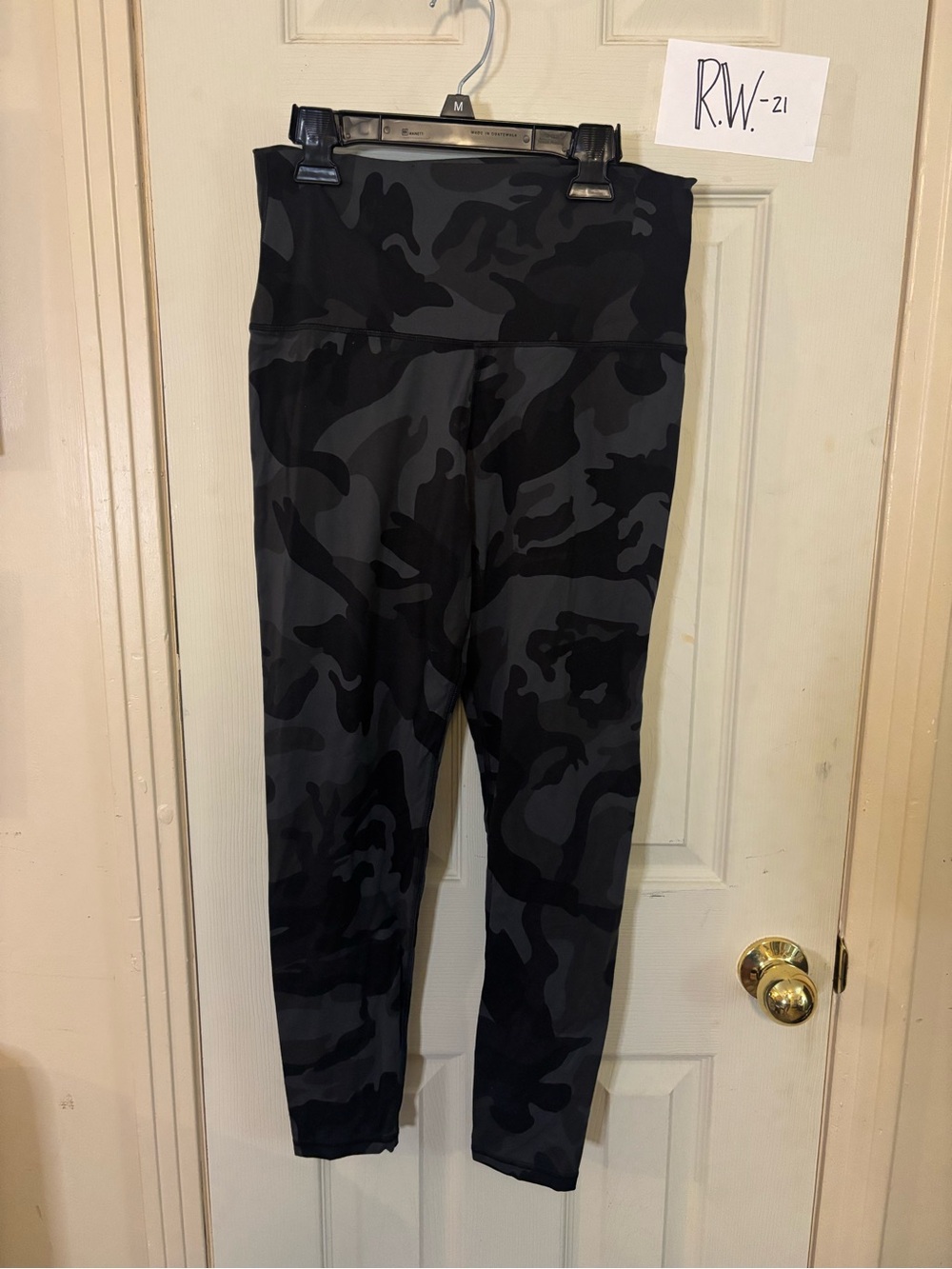 lululemon athletica Black & Grey Camo High-Rise Leggings
